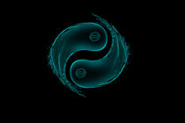 Yin Yang Water Splash Symbol von Eti Reid