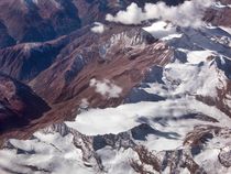 The Alps from the air von David Halperin
