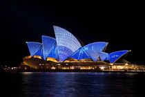 Sydney opera house vivid light show von past-presence-art