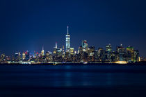 Manhattan in the twilight by Ruth Klapproth