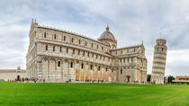 Cathedral of Pisa and Pisa Tower by Zoltan Duray