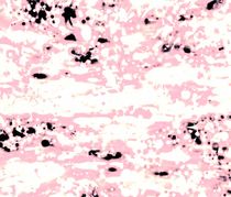 Abstract Lava Pattern In Light Pink And White von gittagsart