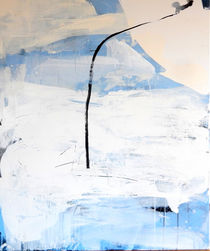 Freiraum 2 / hellblau abstrakt von Conny Wachsmann