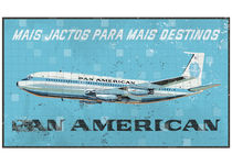 Pan American Airlines - vintage advertising Portugal by Filipe Goulão