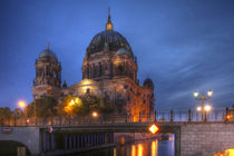 Berliner Dom, Kirche bei Abenddämmerung, Berlin, Deutschland, Europa von Torsten Krüger