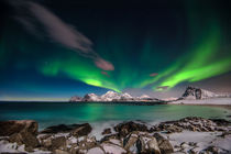 Aurora borealis, by Stein Liland
