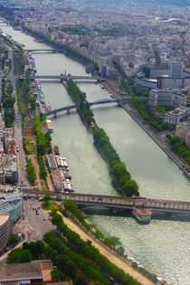 Die Seine in Paris by Iris Bernecker