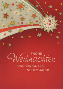 Weihnachtskarte Sternenschweif von seehas-design