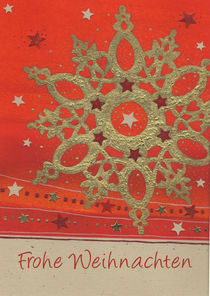 Weihnachtskarte Ornamentstern by seehas-design