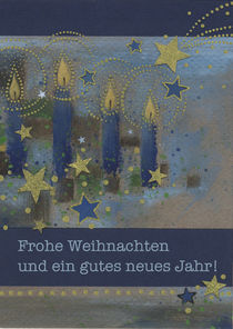 Weihnachtskarte Kerzenzauber von seehas-design