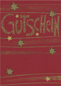 Weihnachtskarte Gutschein by seehas-design