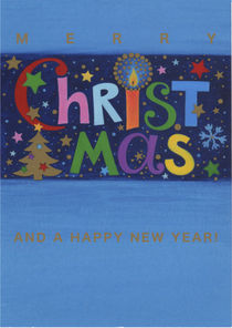 Weihnachtskarte Merry Christmas von seehas-design