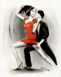 Lateinamerikanisches Tanzpaar von Marita Zacharias