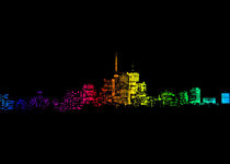 Toronto Skyline Gradient by Brian Carson