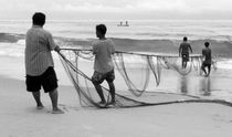 Thai Fishermen by Helen Parker