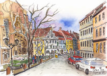 'Pirna, Am Kirchplatz' von Hartmut Buse