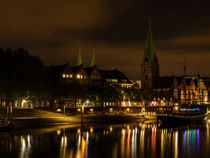 Bremen bei Nacht by Frank Koller