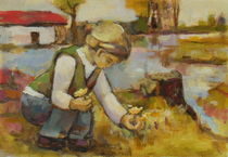 Paula painting Modersohn by alfons niex
