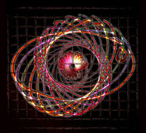Illuminated helix #1 by Leopold Brix