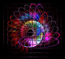 Illuminated helix #3 by Leopold Brix