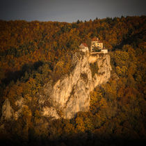Schloss Bronnen im Abendlicht - Naturpark Obere Donau von Christine Horn