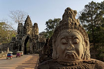 Gigantisches Gopura Eingangstor zu Angkor Thom, Angkor Wat, Siem Reap, Kambodscha by travelstock44