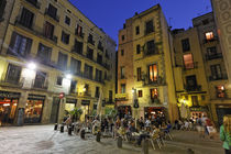 Barcelona, Plaza de Santa Maria in Ribera by travelstock44