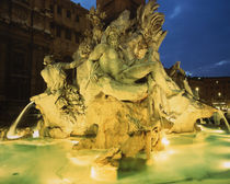 Piazza Navona, Vierflüssebrunnen, Rom  von travelstock44