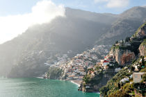 Positano and Amalfi coast panoramic view, Italy von Tania Lerro