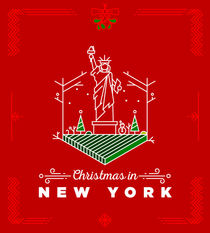 New York Christmas Modern Design von Kursat Unsal