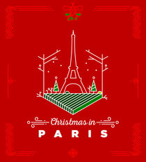 Paris Christmas Modern Design von Kursat Unsal