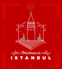 Istanbul Christmas Modern Design by Kursat Unsal