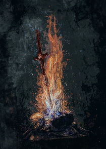 Dark Souls: Bonfire by succulentburger