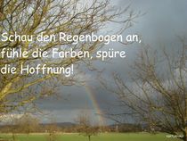 Hoffnung-Regenbogen von Andrea Köhler