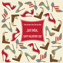 shoes with message by Claudia Balasoiu