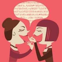 gossip woman by Claudia Balasoiu