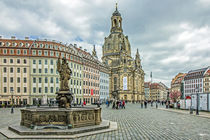 Neumarkt und Frauenkirche in Dresden by Christoph  Ebeling