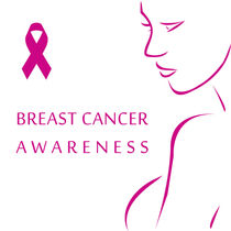Breast Cancer Awareness with pink ribbon von Shawlin I