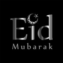 Eid moon and Islamic Star
