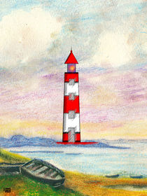 Der Turm am Meer 003 von Norbert Hergl