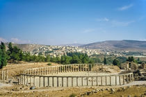 Forum der antiken Stadt Gerasa, Jordanien  by Christoph  Ebeling