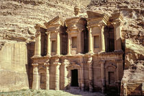 Felsgrab Ed-Deir, Petra, Jordanien by Christoph  Ebeling
