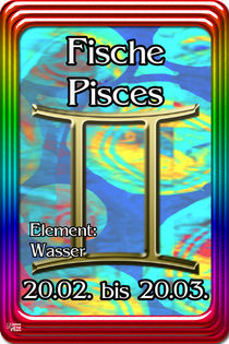 12 Fische - Pisces by Norbert Hergl