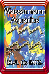 11 Wassermann - Aquarius von Norbert Hergl