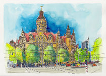 Leipzig, Neues Rathaus by Hartmut Buse