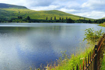 Beacons Reservoir in Wales by gscheffbuch