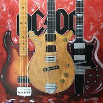 AC~DC Malcolm Young Guitar von David Redford