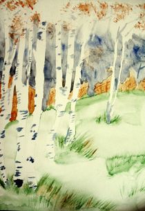 birch trees by Maria-Anna  Ziehr