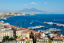 Naples panoramic view, Italy by Tania Lerro