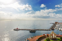Naples sea and sky, Italy by Tania Lerro